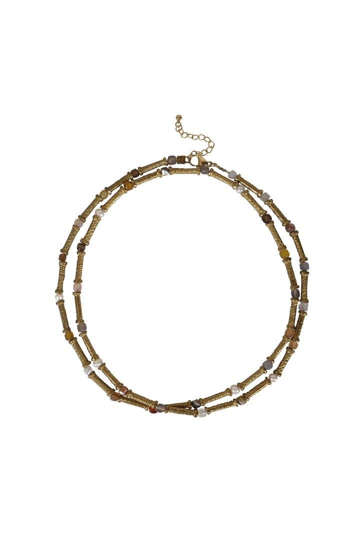 Husk x Alouette Design Zinnia Necklace