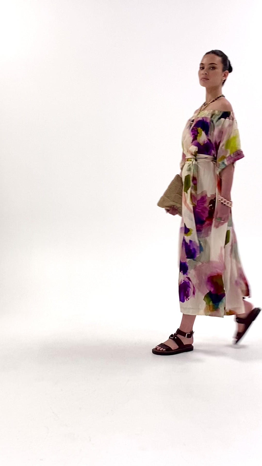 Husk Isla Kaftan - Print