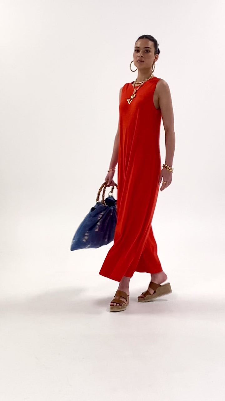 Husk Elika Dress - Vermillion