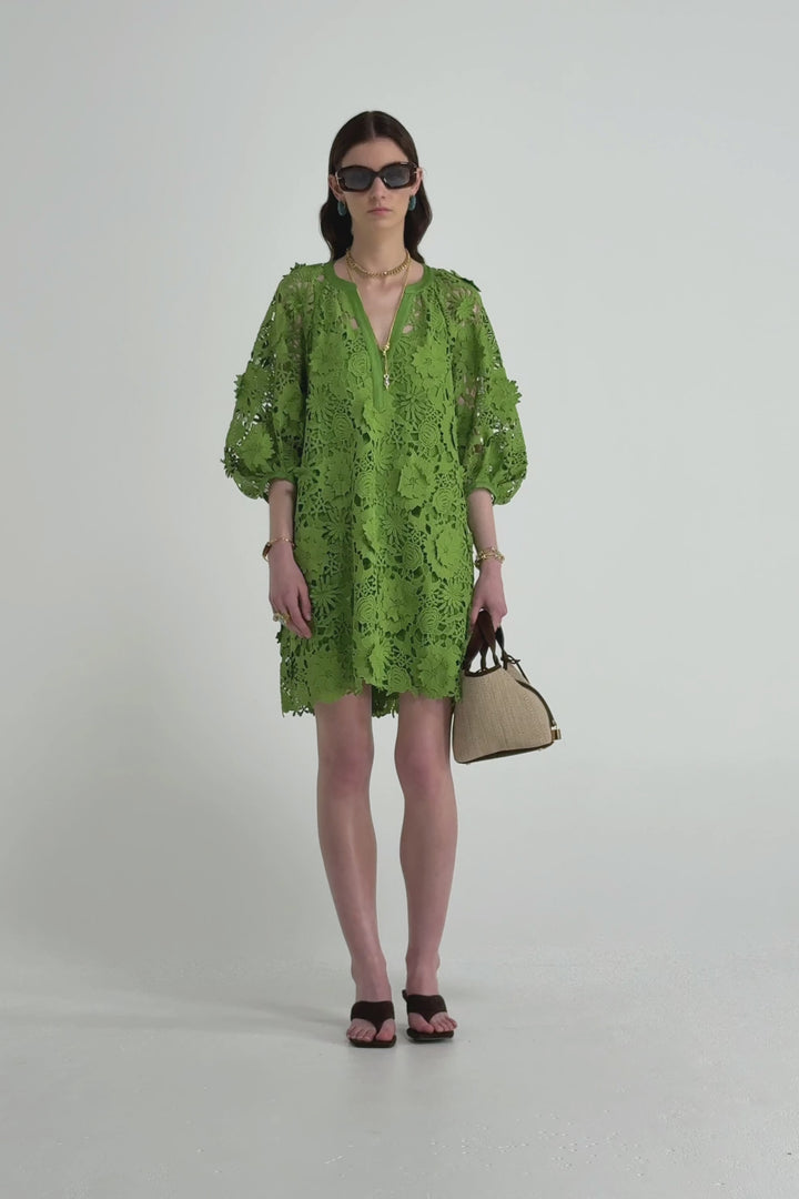 Husk Luna Mini Dress - Olive