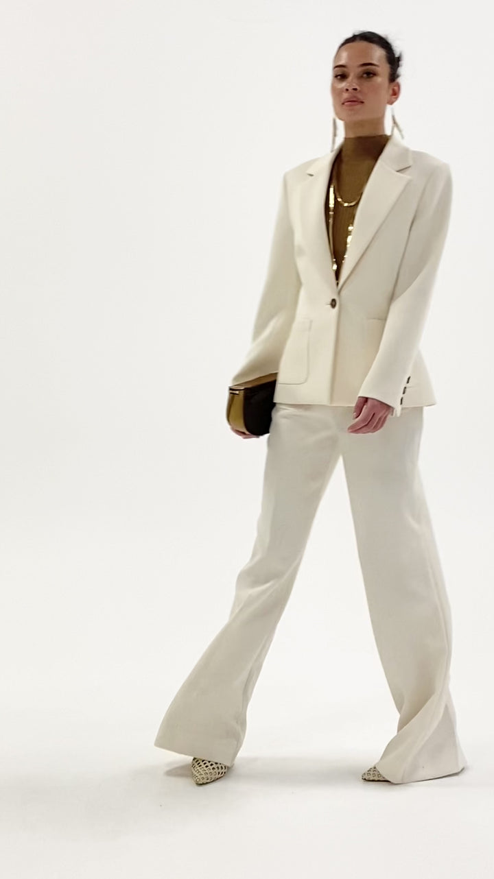 Husk Lily Blazer - Chalk