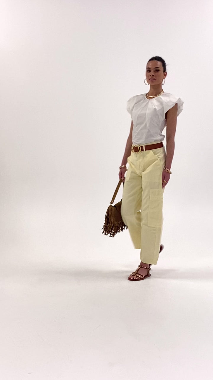 Husk Sakura Top - white