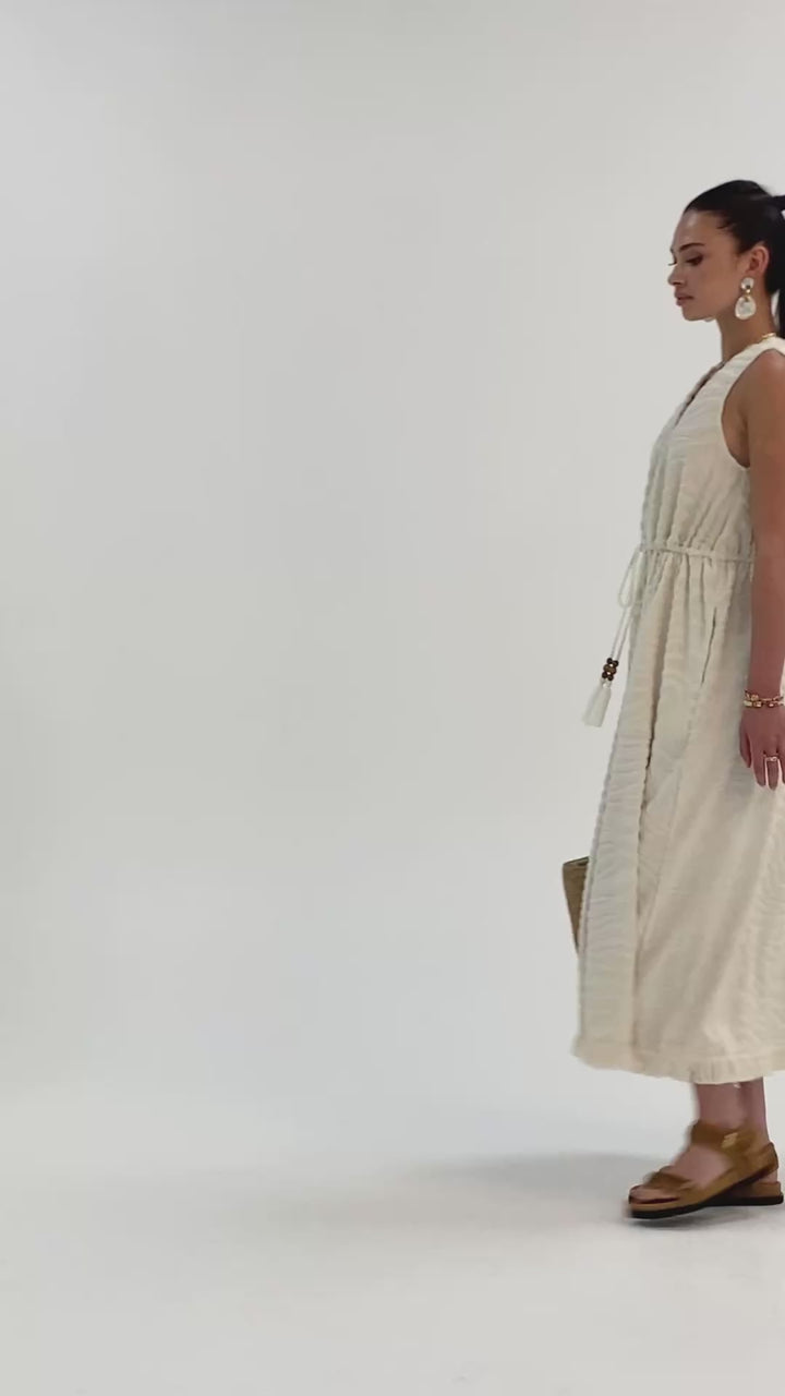 Husk Apollo dress - Cream