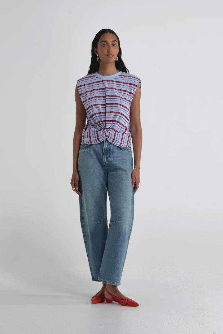 Husk Stripe Twist Tank