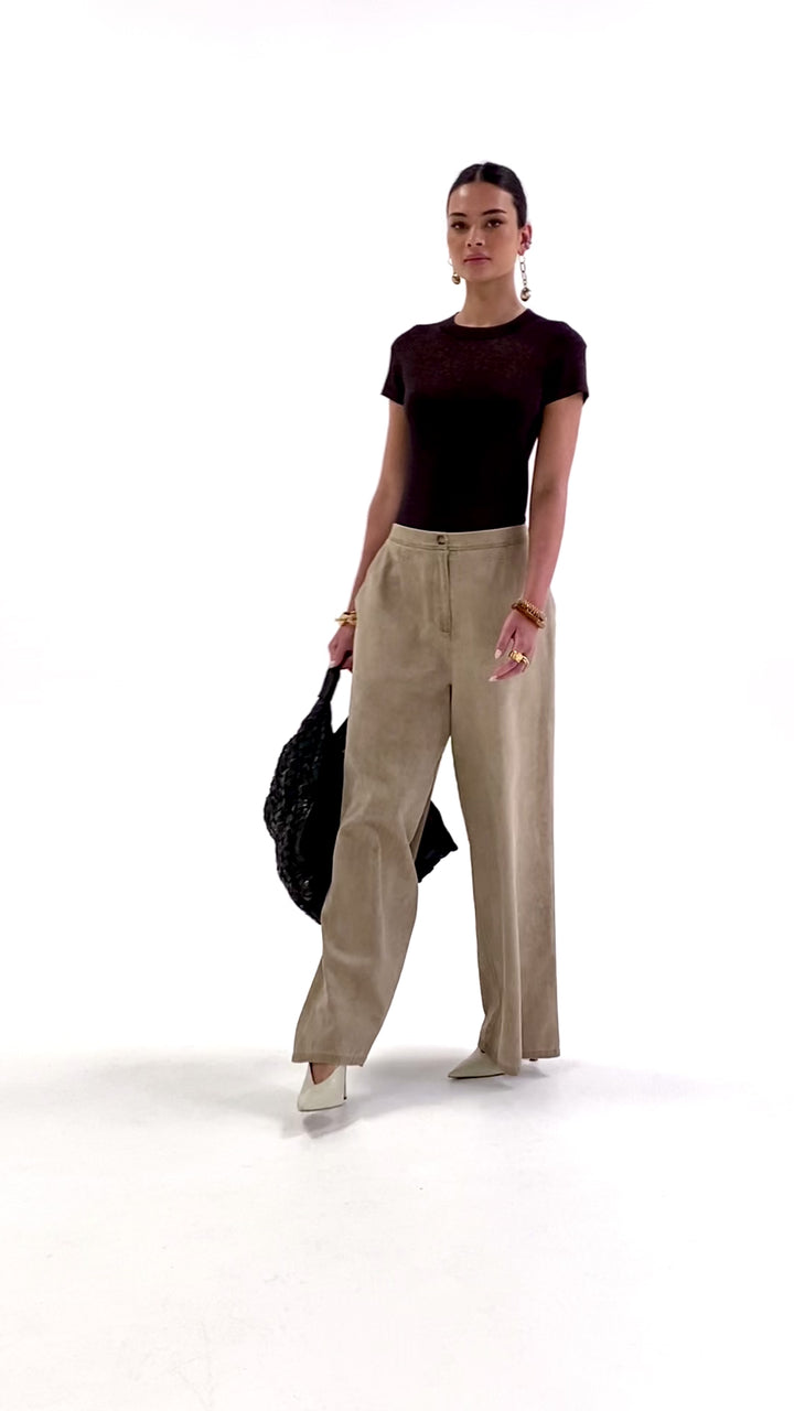 Husk Lurex Crew Knit