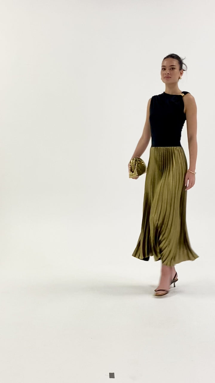 Husk Aurelia Skirt - Gold
