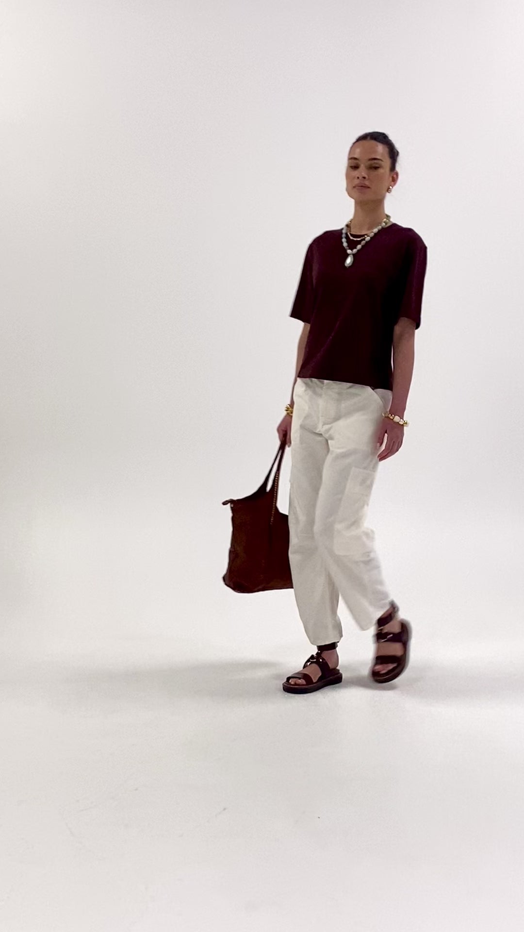 Husk Tee - Chestnut