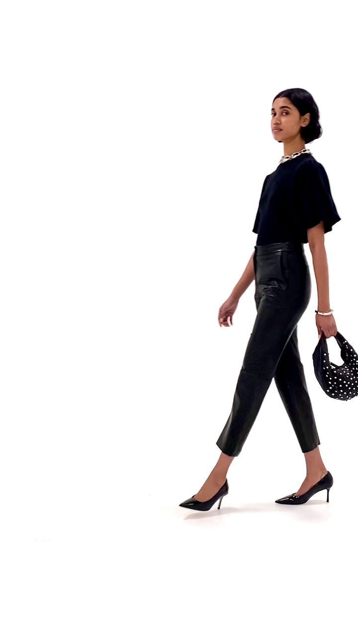 Husk Puff Sleeve Knit - Black