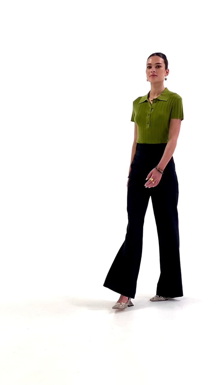 Husk Variegated Polo Knit