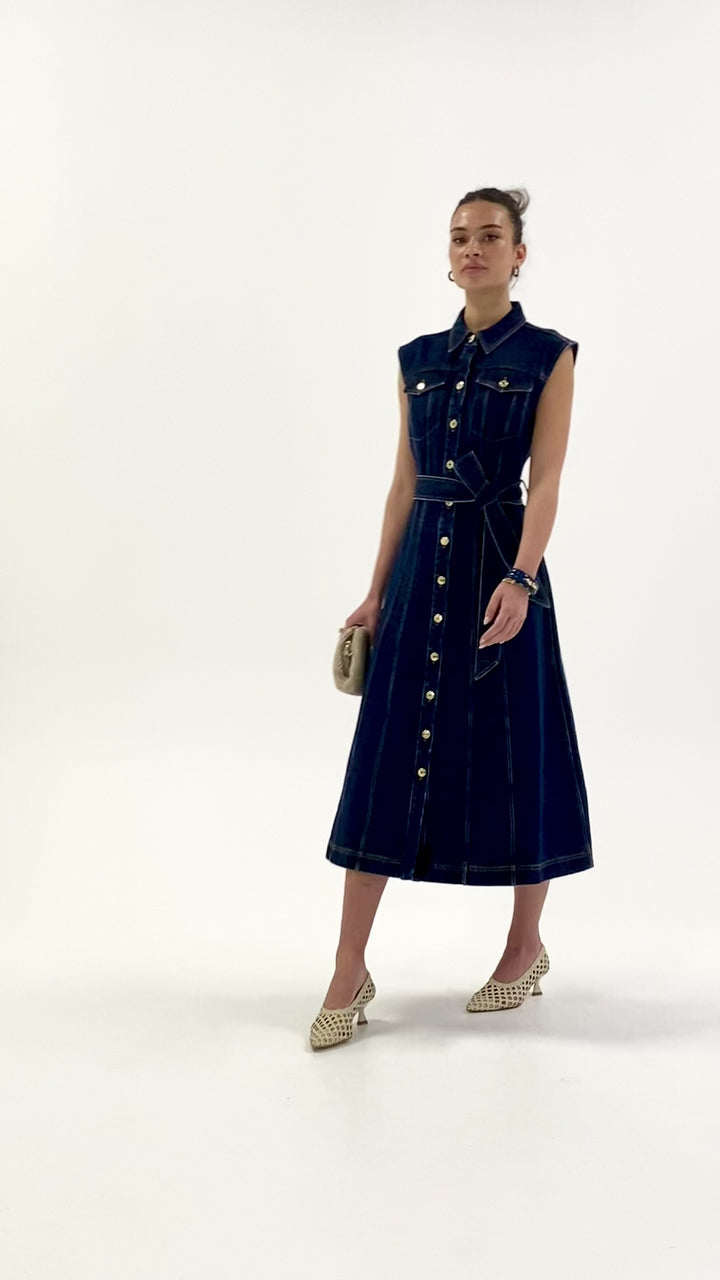 Husk Annika Dress - Blue