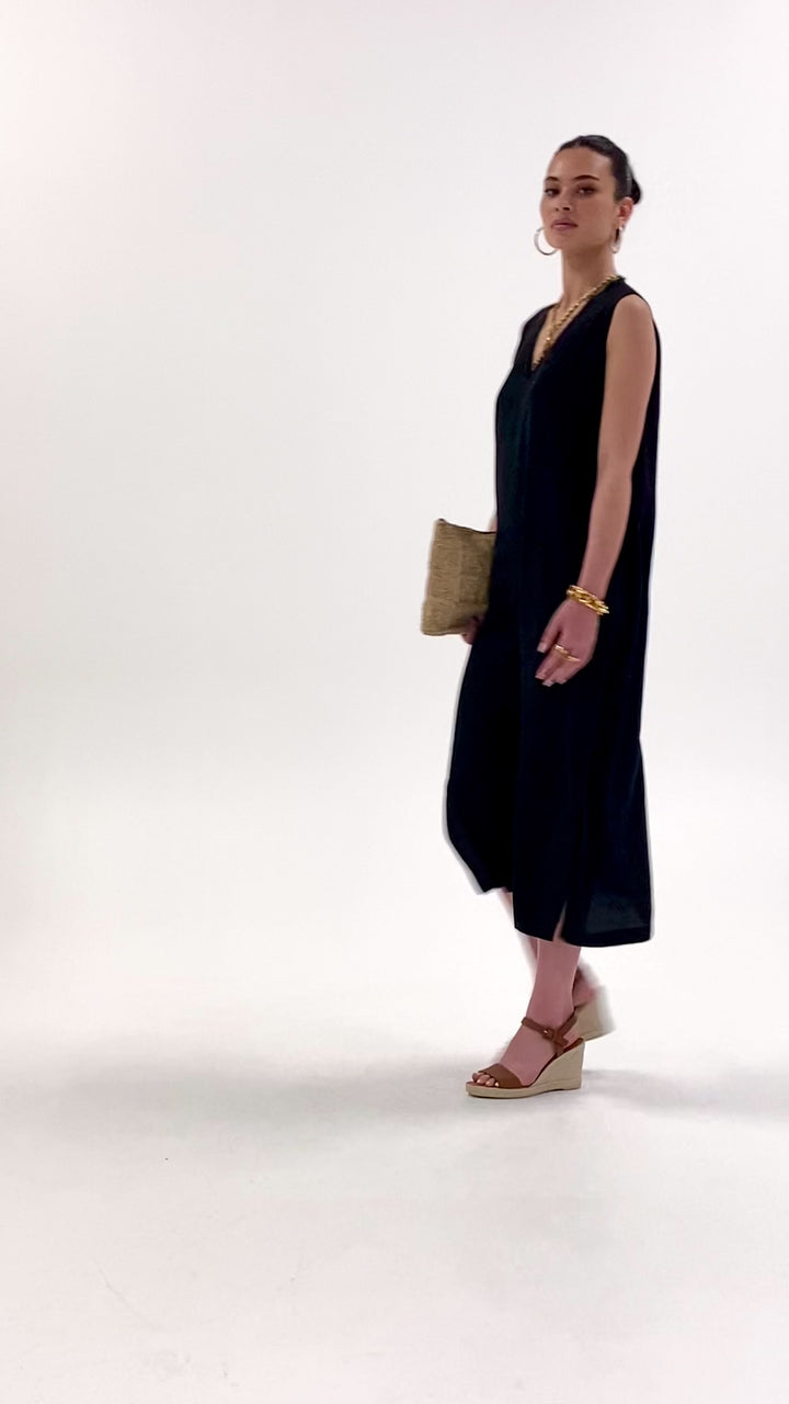 Husk Alani Midi - Black