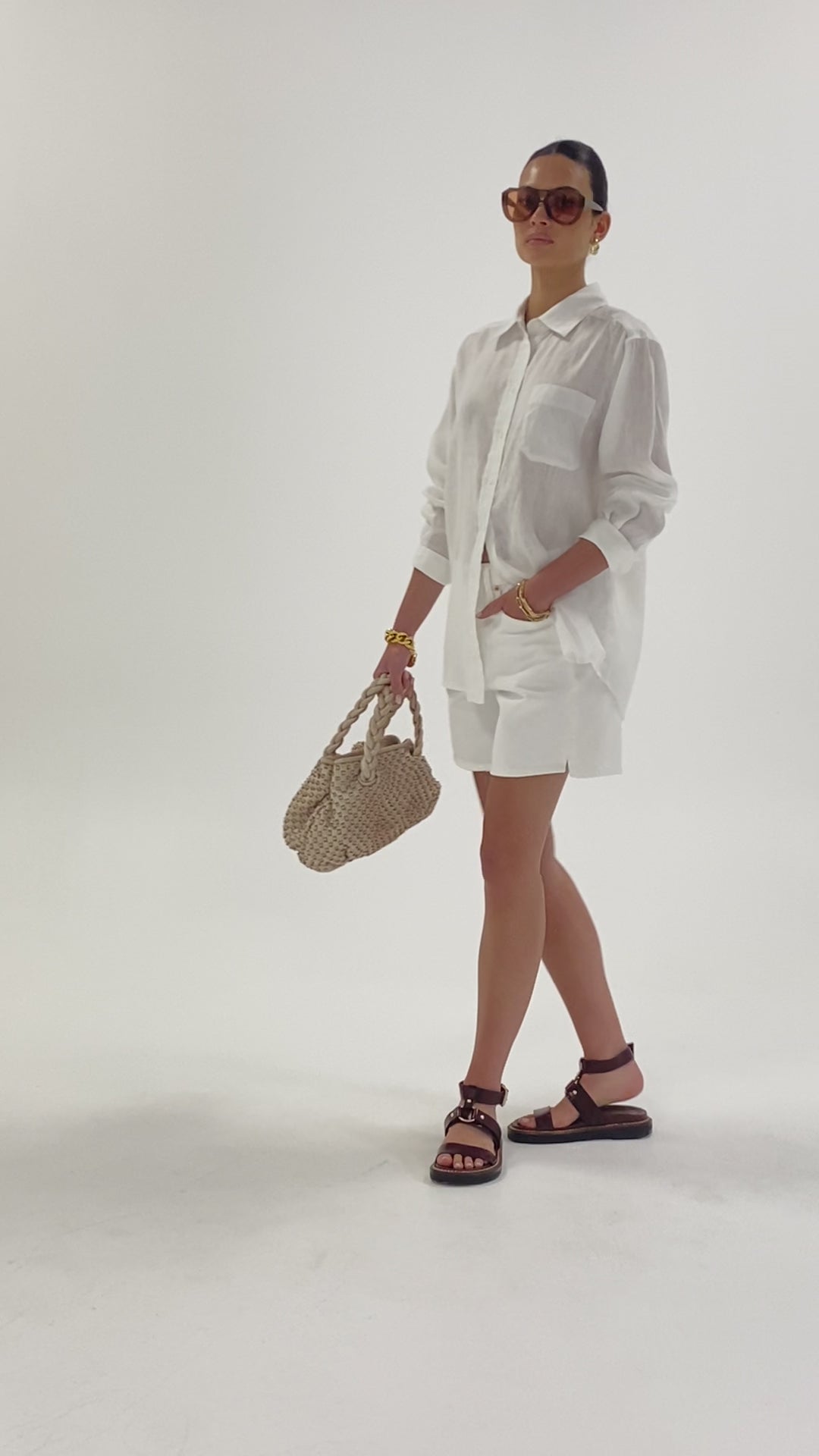 Husk Linen shirt - White