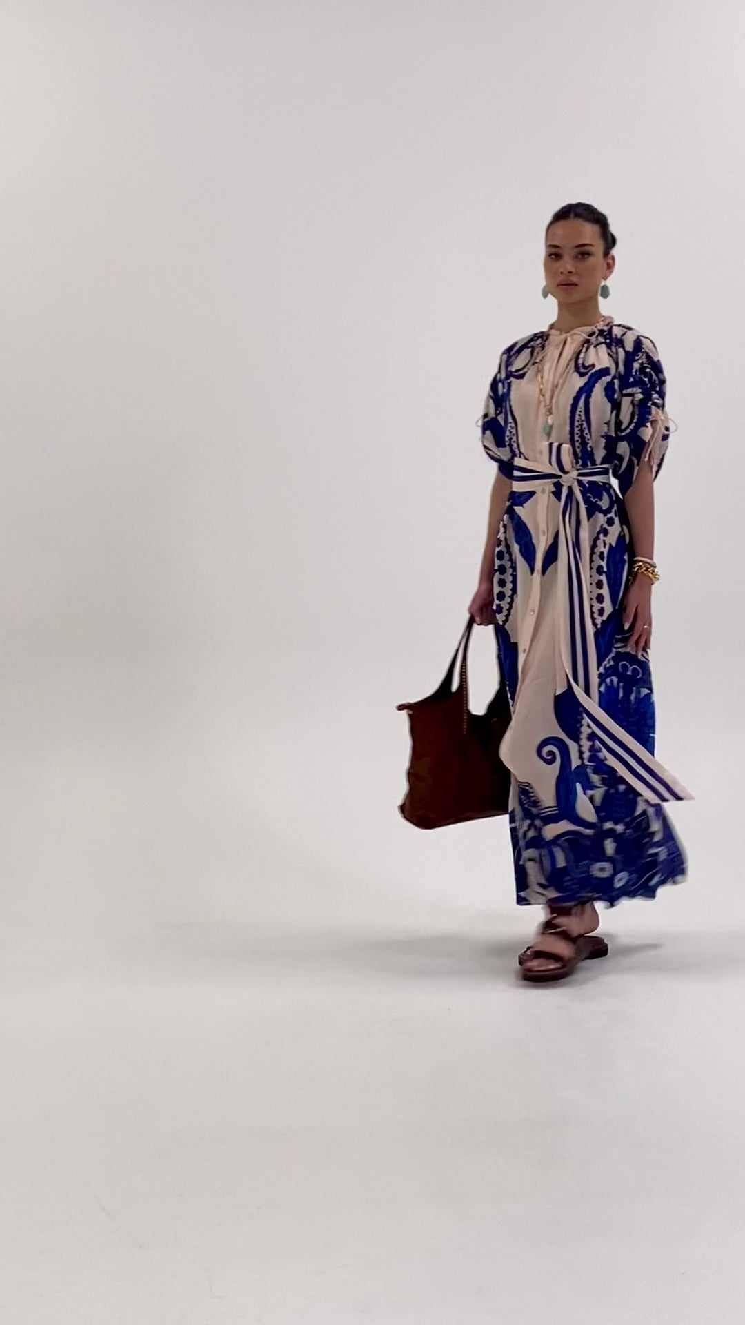 Husk Solani Kaftan - Print