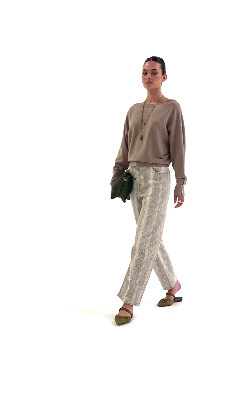 Husk Merino Off-Shoulder Knit