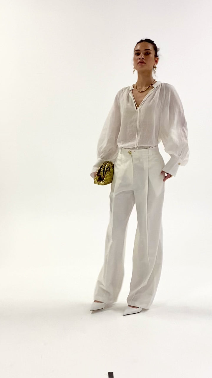 Husk Alba Pant - White