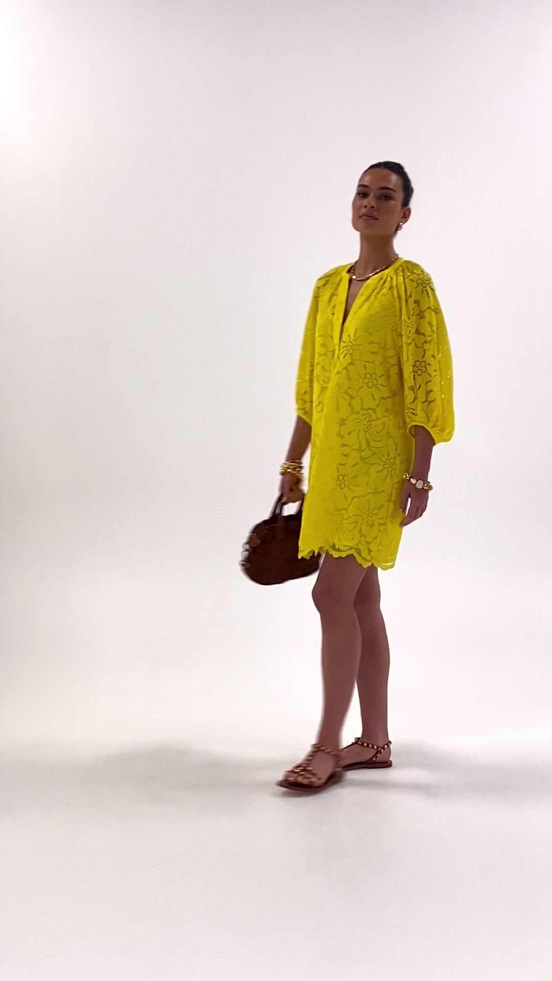 Husk Allegra Dress - Yellow