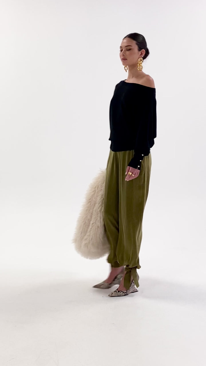 Husk Merino Off-Shoulder Knit