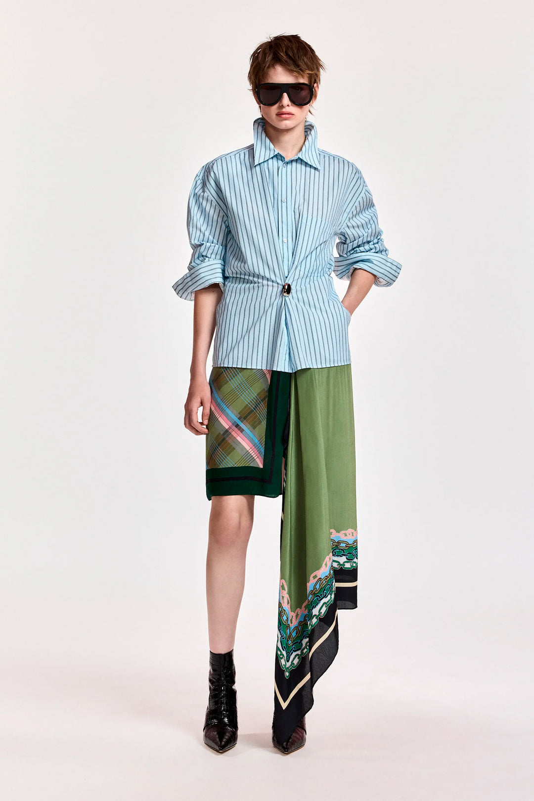 Essentiel Antwerp Krystal Shirt Dress