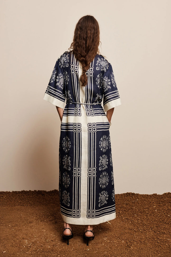 Alemais Banderra Linen Shirtdress