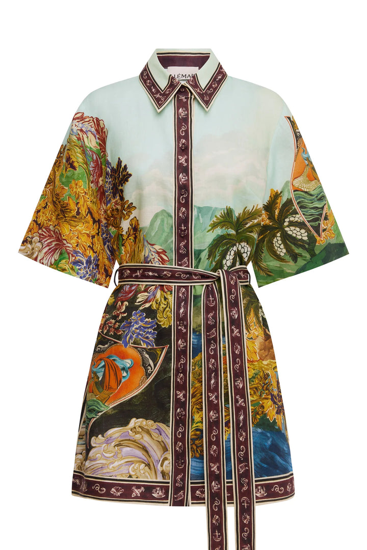 Alemais Lucena Mini Shirtdress