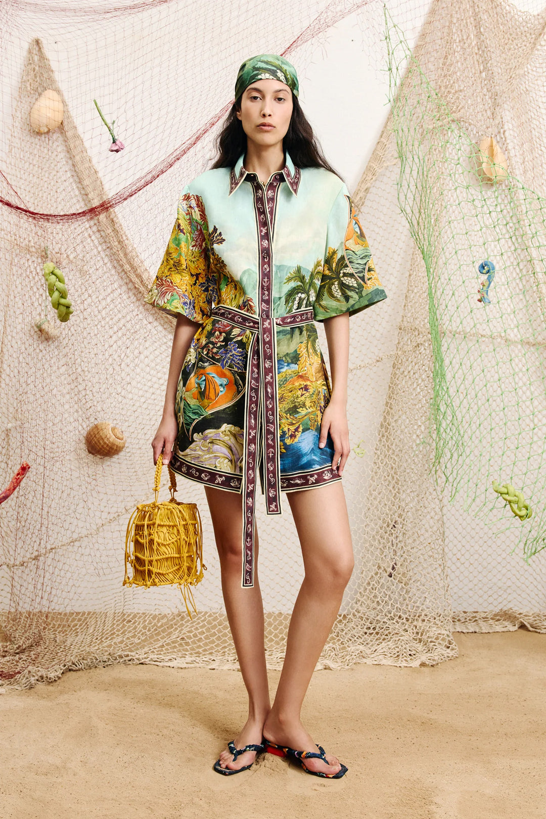 Alemais Lucena Mini Shirtdress