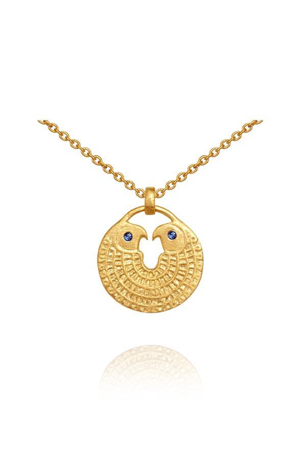 Temple Of The Sun Falcon Necklace