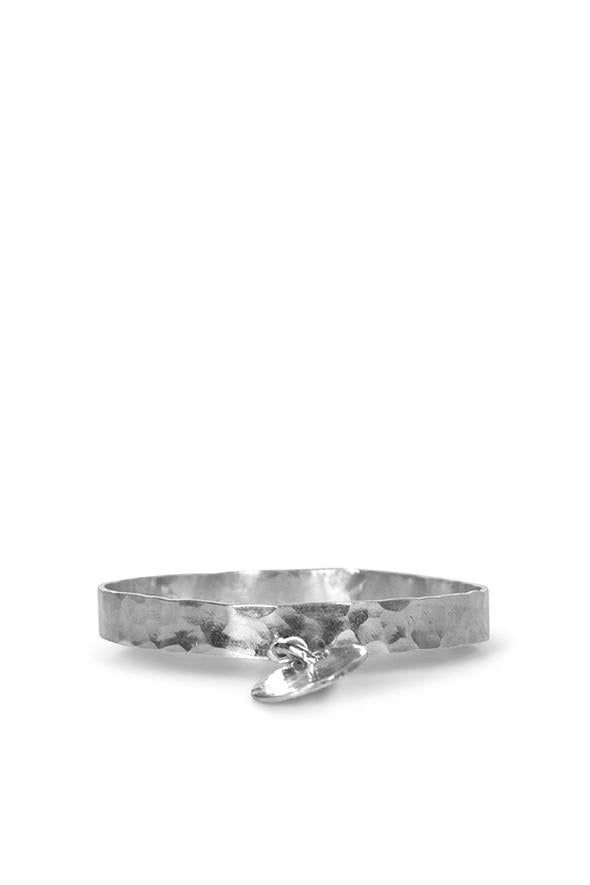 Alouette Design
 Narrow Hammered - Silver