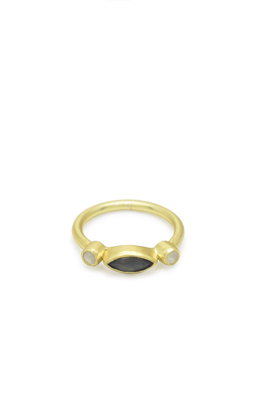 Husk Moonstone Ring - Gold