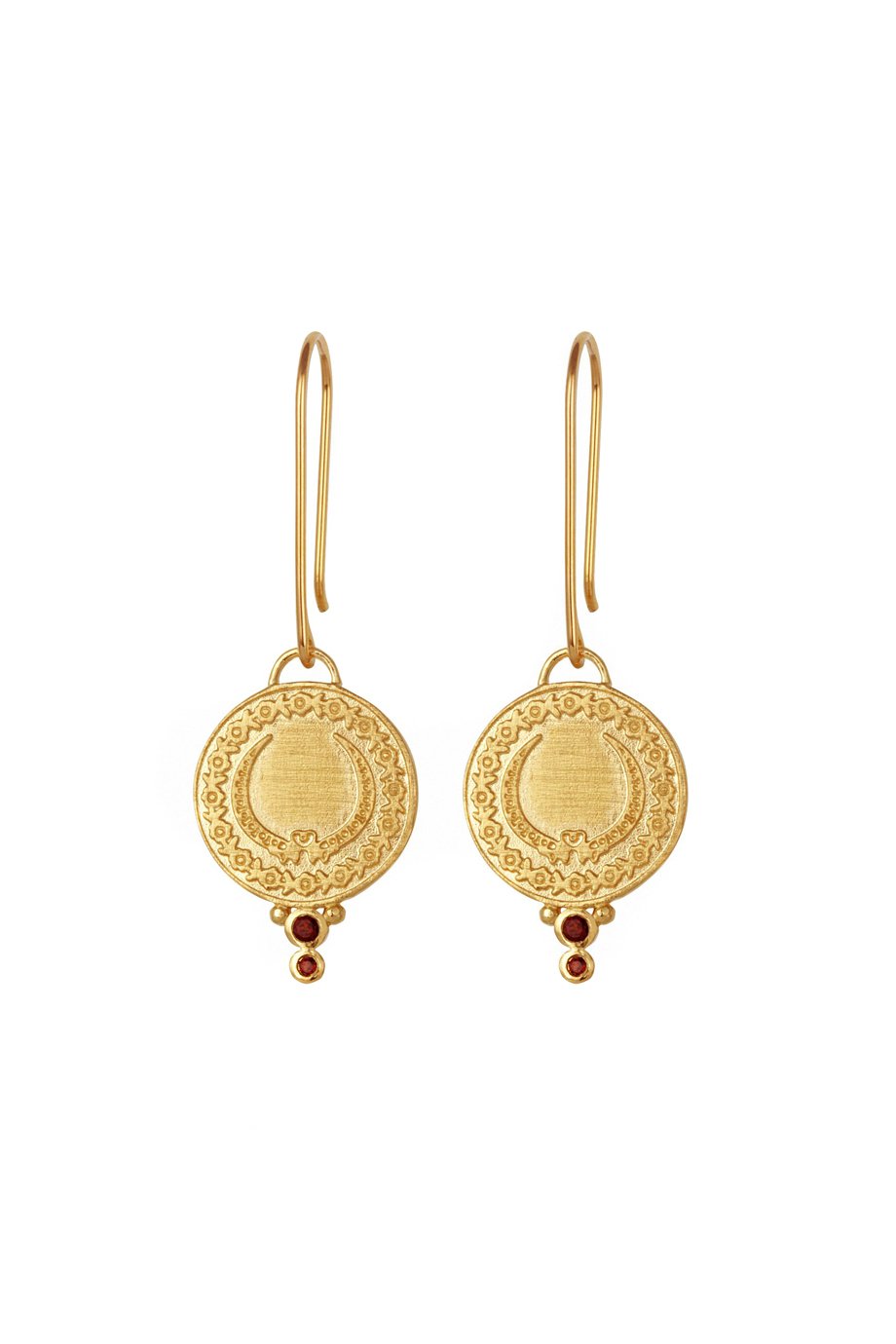 Temple Of The Sun Ariana Earrings - Gold