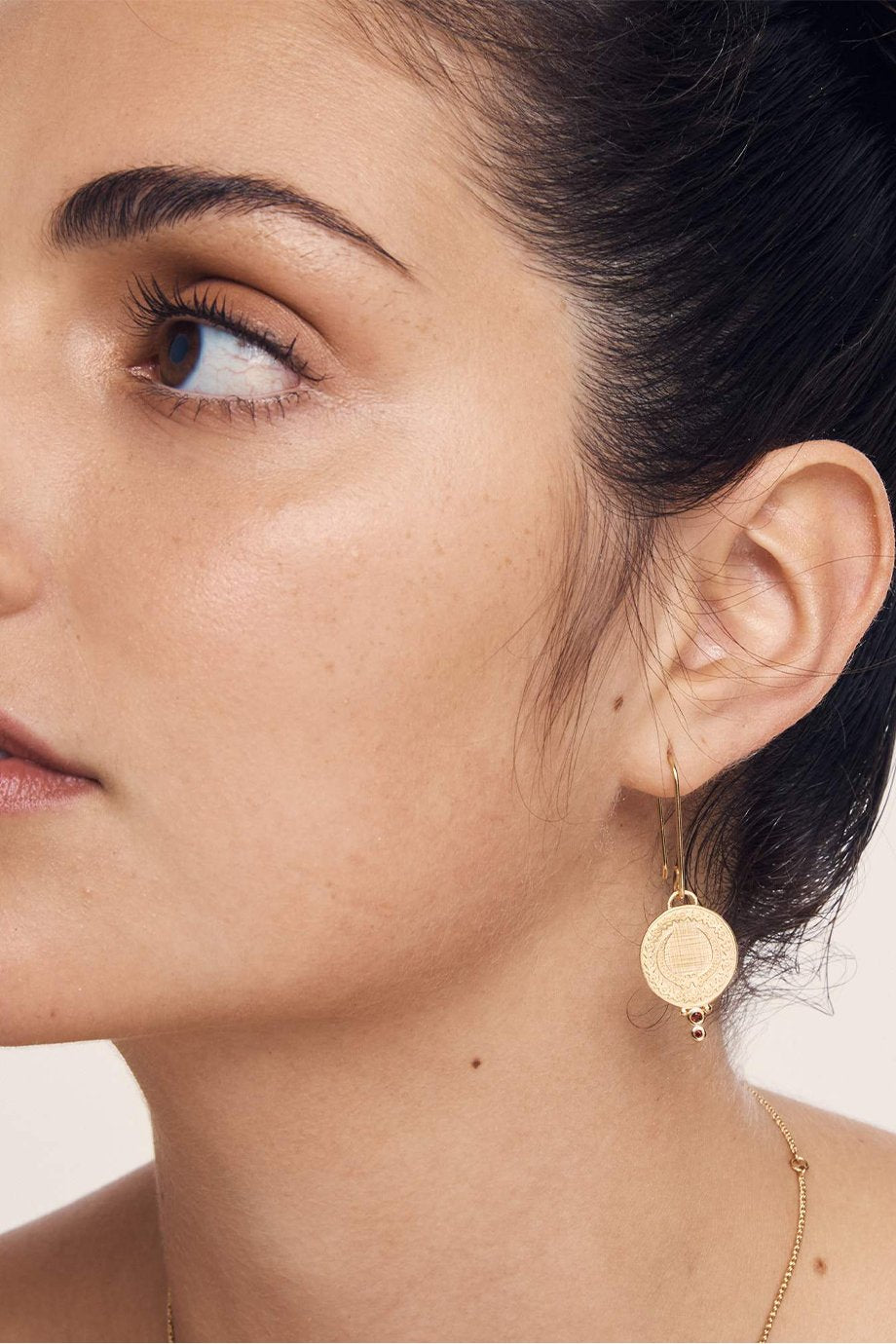 Temple Of The Sun Ariana Earrings - Gold