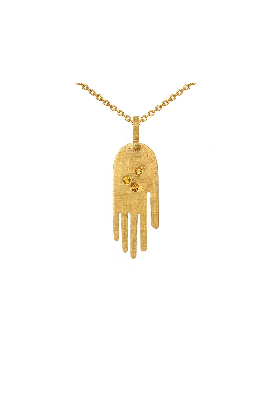 Temple Of The Sun Faith Necklace - Gold