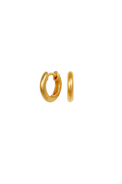 Temple Of The Sun Omega Hoops - Gold