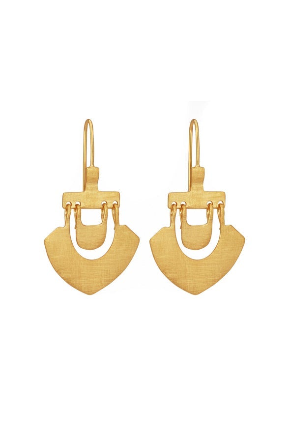 Temple Of The Sun Lilu Earring - Gold