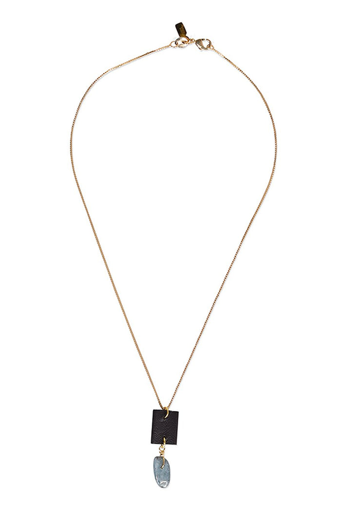 Marly Moretti Kyanite Necklac - Gold