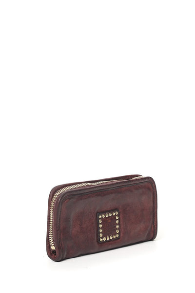Campomaggi Studded Wallet - Wine
