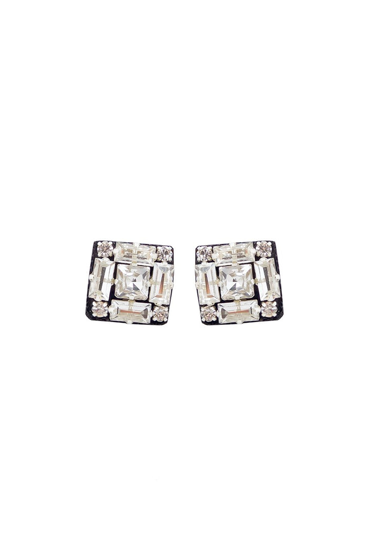 Madiso Crystal Earring - Silver
