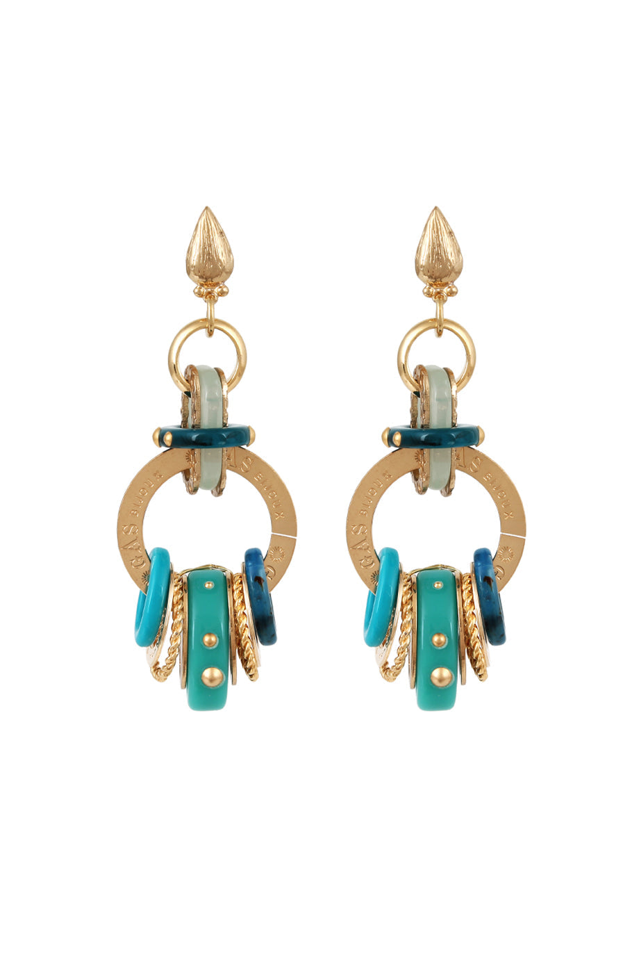 GAS BIJOUX Prato Earring - Turquoise