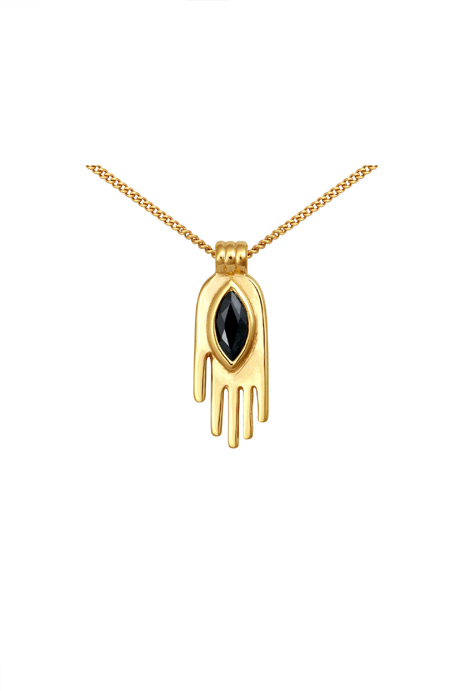 Temple Of The Sun Amulet Necklace - Gold
