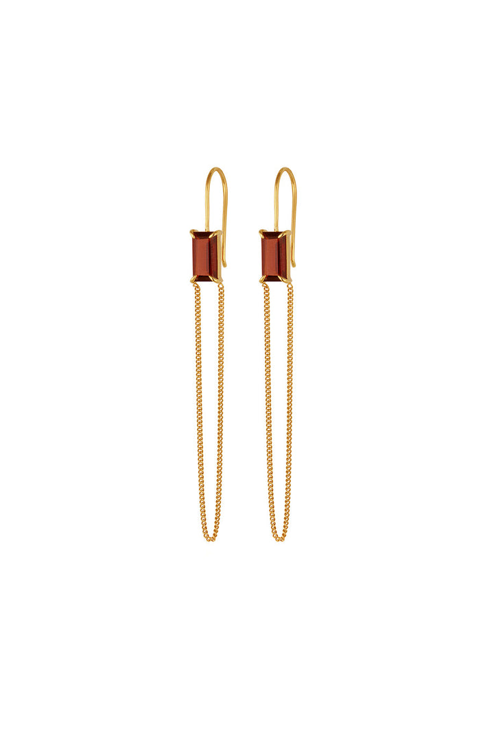 Temple Of The Sun Ember Earring - Gold