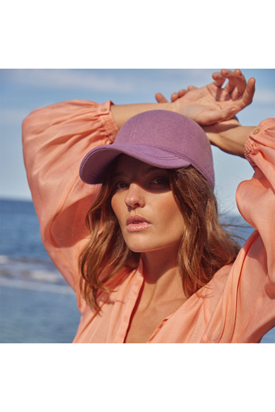 Sarah J Curtis Baseball Cap - Lilac