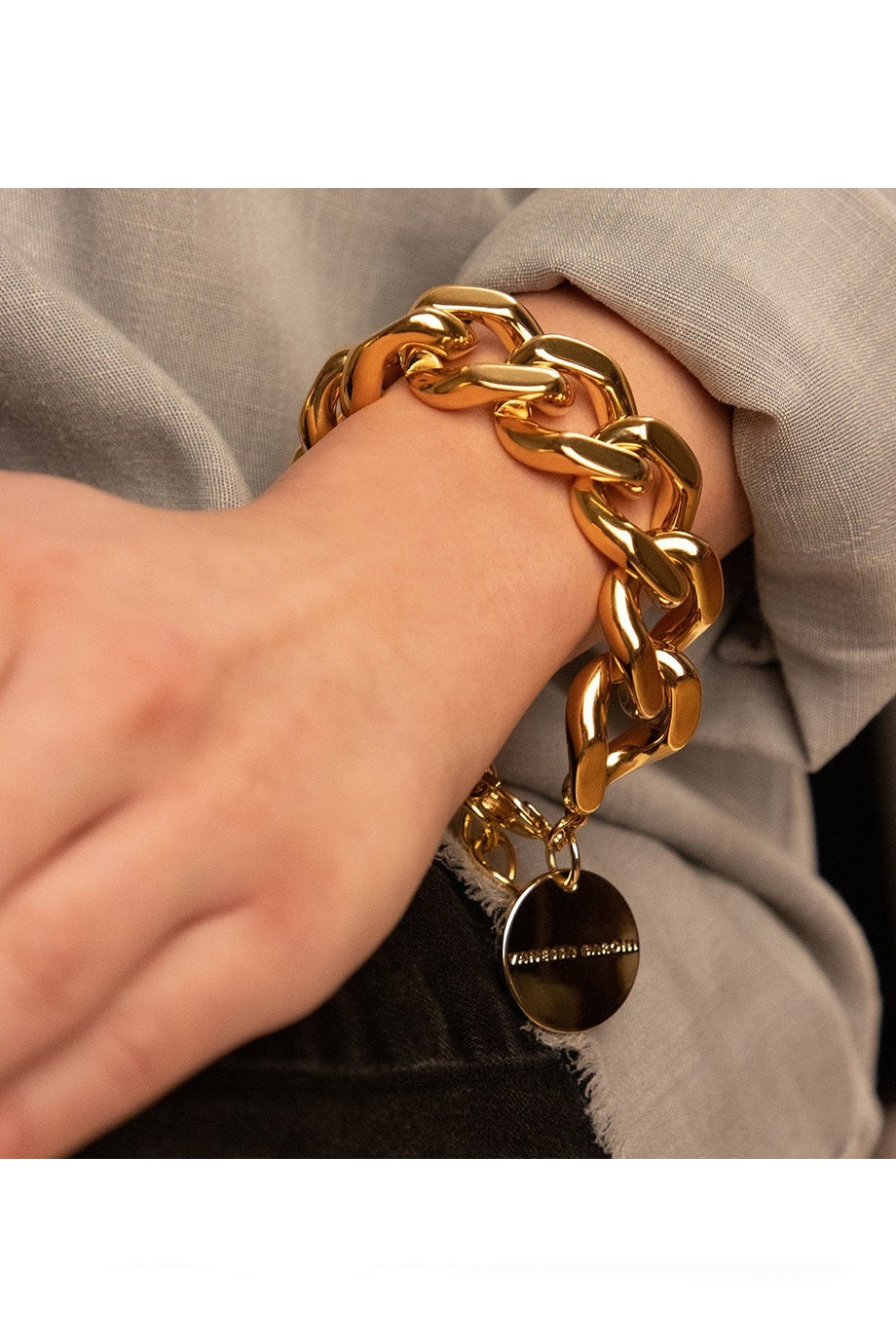 Vanessa Baroni Chunky Bracelet - Gold