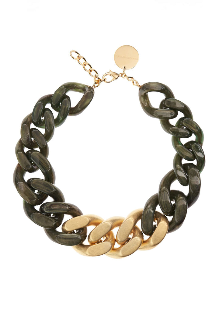 Vanessa Baroni Chunky Necklace - Olive