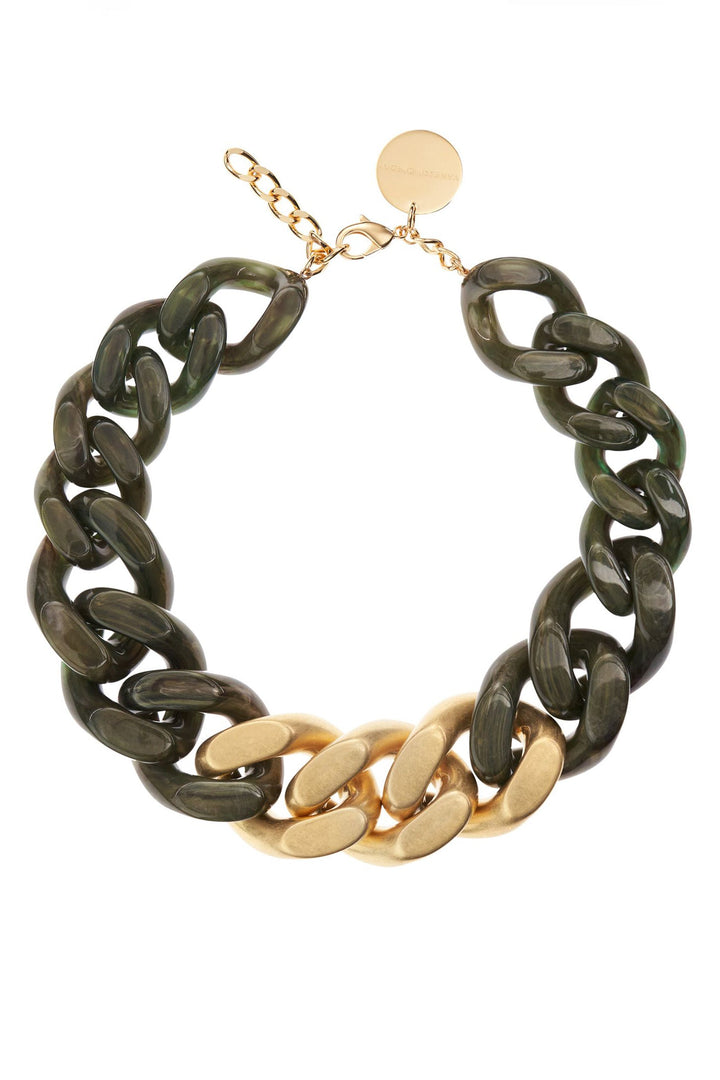 Vanessa Baroni Chunky Necklace - Olive