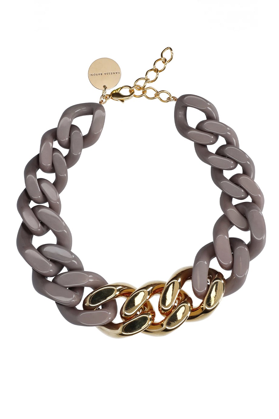 Vanessa Baroni Chunky Necklace - Taupe