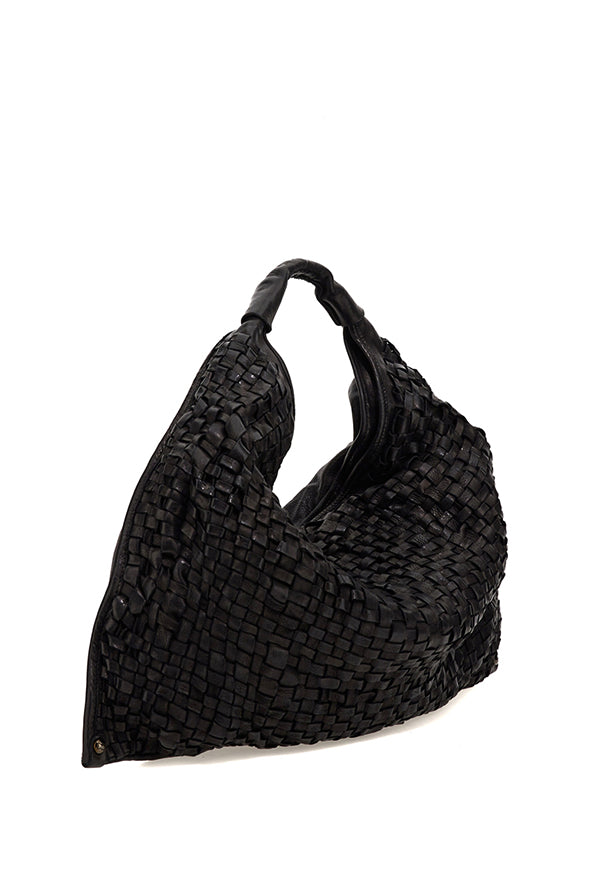Campomaggi Woven Bag - Black