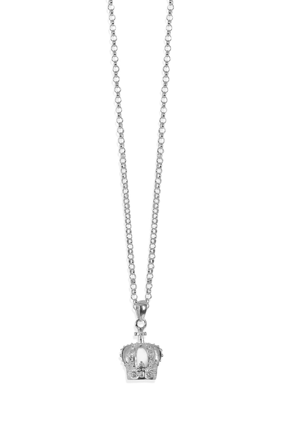 Alouette Design
 Crown Necklace - Silver