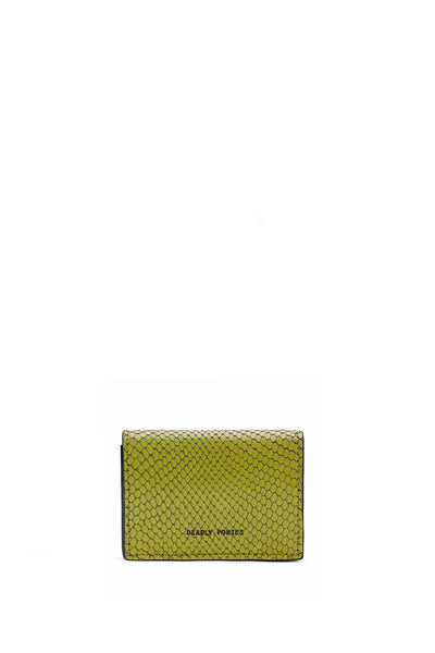 Deadly Ponies Snap Wallet - Green