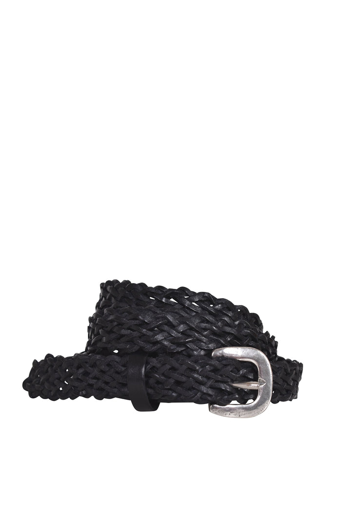 Husk Braided Belt - Black