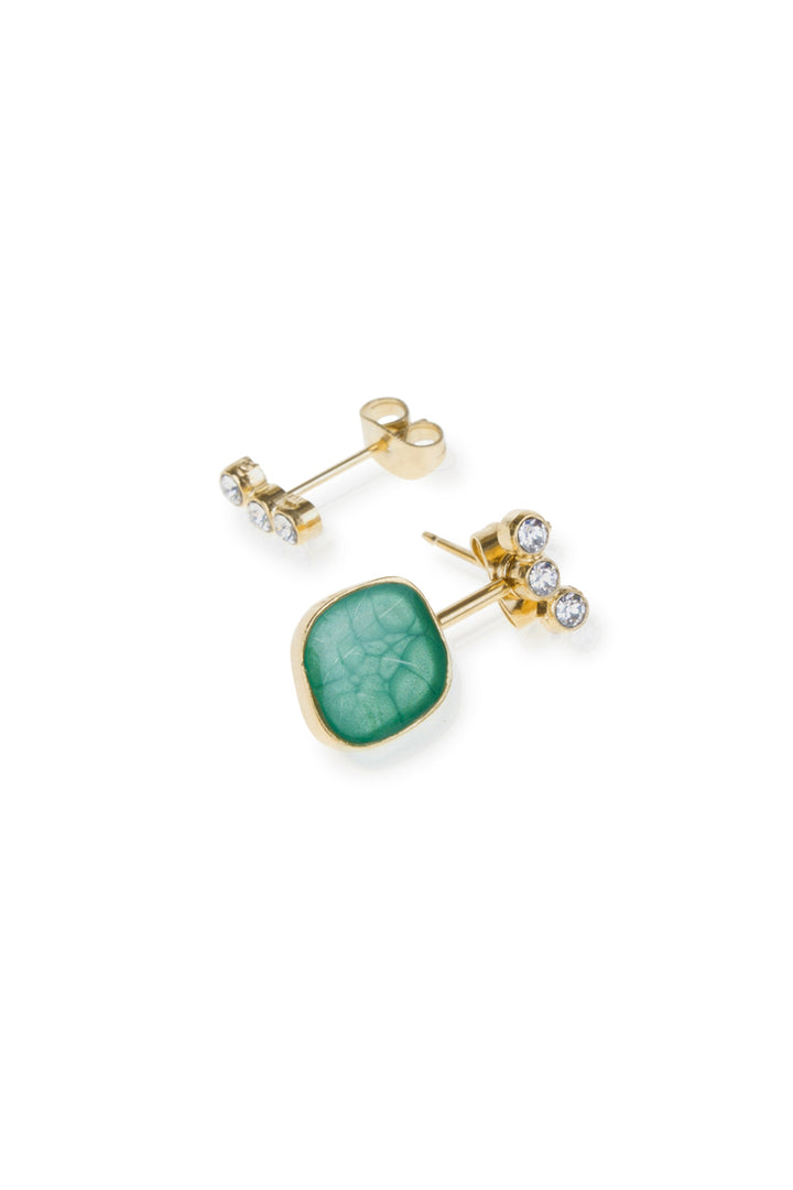 Medecine Douce Quartz Earring - Mint