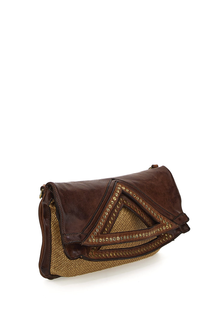 Campomaggi Straw Crossbody - Cognac